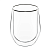 фото набір чашок з подвійними стінками ardesto висота 11 см, 2*320 мл (ar2637g)