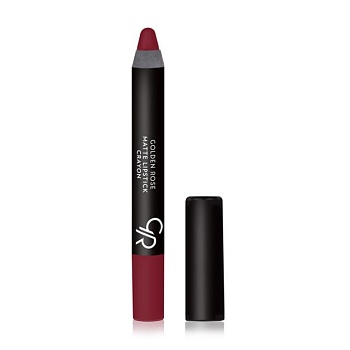 фото матова помада-олівець для губ golden rose matte crayon lipstick 05, 3.5 г