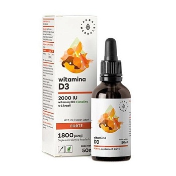 фото дієтична добавка вітаміни в краплях aura herbals vitamin d3 2000 мо, 50 мл