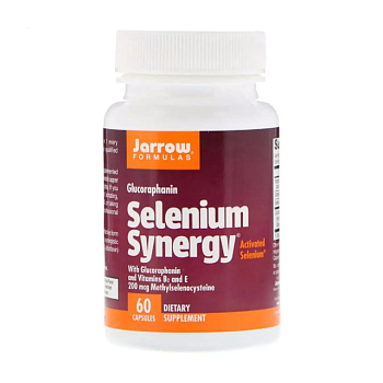 фото дієтична добавка в капсулах jarrow formulas selenium synergy синергія селену, 60 шт