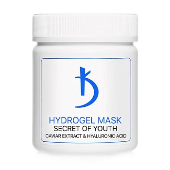 фото гідрогелева маска для обличчя kodi professional hydrogel mask secret of youth з гіалуроновою кислотою та екстрактом ікри, 100 г