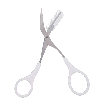 фото ножиці для брів essence eyebrow scissors & comb
