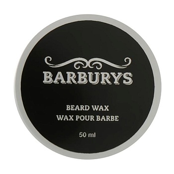 фото вiск для укладання бороди barburys beard wax, 50 мл