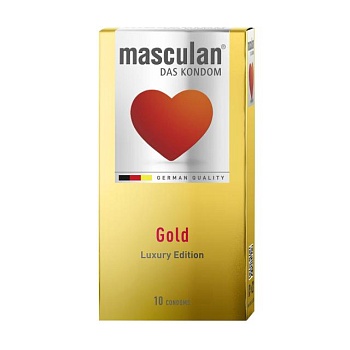 фото презервативи masculan gold, 10 шт