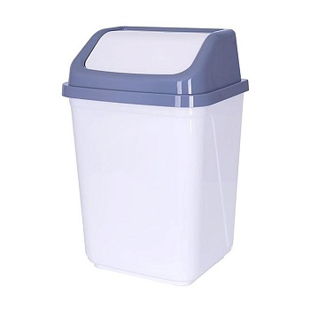 фото контейнер для сміття violet house white-grey, 35*22.5*30 см, 20 л