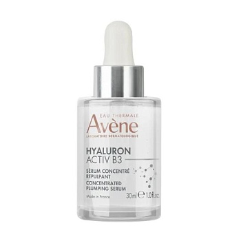 фото концентрована сироватка для обличчя avene hyaluron activ b3 concentrated plumping serum, 30 мл
