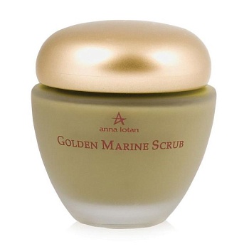 фото уцінка! золотий пілінг для обличчя anna lotan golden marine scrub, 30 мл