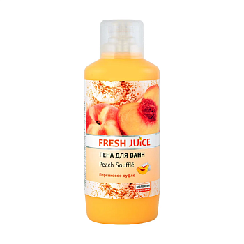 фото піна для ванн fresh juice персикове суфле, 1 л