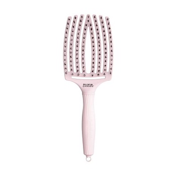 фото масажна щітка для волосся olivia garden fingerbrush combo large pastel pink, 1 шт