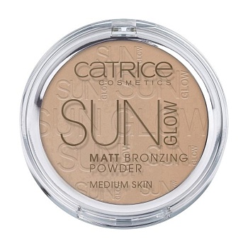 фото пудра-бронзатор catrice sun glow matt bronzing powder, 030 medium bronze, 9.5 г