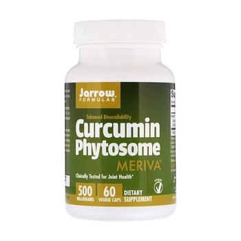 фото дієтична добавка в капсулах jarrow formulas curcumin phytosome meriva фітосоми куркуміну 500 мг, 60 шт