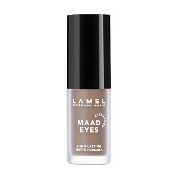 фото рідкі матові тіні для повік lamel make up maad eyes eyeshadow 404, 5.2 мл