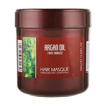фото маска для волосся bingo hair cosmetic argan oil з екстрактом ікри, 500 мл