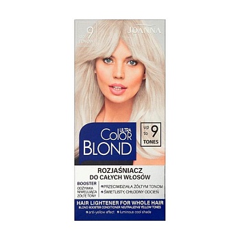 фото освітлювач для волосся joanna ultra color blond 9 tones