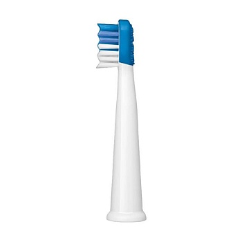 фото змінні насадки для дитячої електричної зубної щітки sencor toothbrush heads sox 012bl білі, 2 шт
