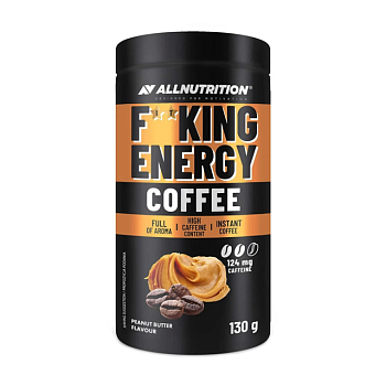 фото кава allnutrition f**king delicious energy coffee арахісове масло, 130 г