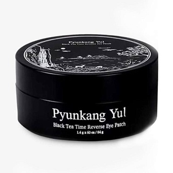 фото патчі для шкіри навколо очей pyunkang yul black tea time reverse eye patch із ферментованим екстрактом чорного чаю, 60 шт