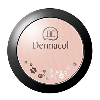 фото мінеральна компактна пудра для обличчя dermacol mineral compact powder, 02, 8.5 г