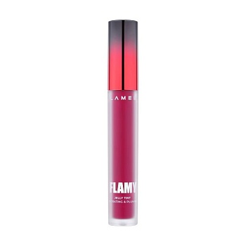 фото тінт-желе для губ lamel make up flamy jelly tint 401, 3 г