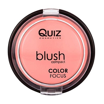 фото рум'яна для обличчя quiz cosmetics color focus blush тон 08, 12 г