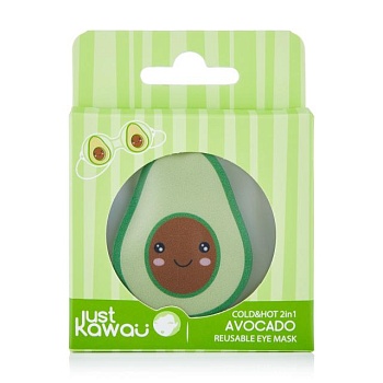 фото гелева маска для очей just kawaii cold&hot avocado, 6 г