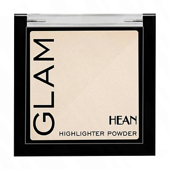 фото хайлайтер для обличчя hean glam highlighter powder 200 luxury nude, 9 г
