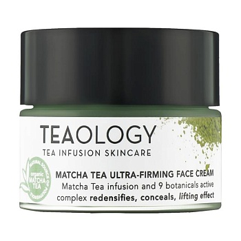фото уцінка! ультразміцнювальний крем для обличчя teaology matcha tea ultra-firming face cream з екстрактом матчі, 50 мл