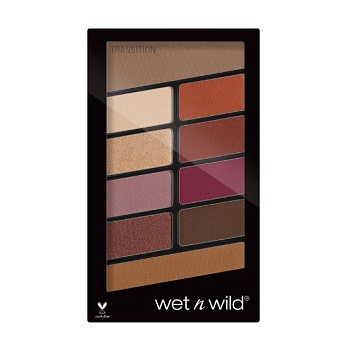 фото палетка тіней для повік wet n wild color icon eyeshadow 10 pan palette, rose in the air, 10 г