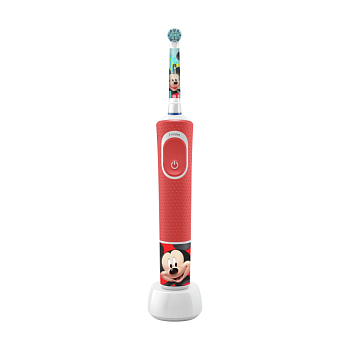 фото дитяча електрична зубна щітка oral-b kids mickey від 3 років, м'яка, 1 шт