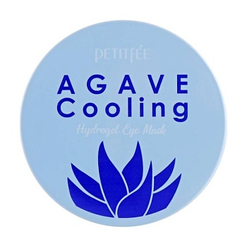 фото гідрогелеві охолоджувальні патчі для шкіри навколо очей petitfee & koelf agave cooling hydrogel eye mask, 60 шт