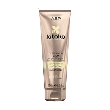 фото бальзам для волосся a.s.p kitoko oil treatment balm на основі олій, 250 мл