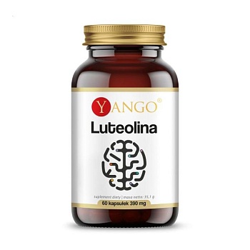 фото дієтична добавка в капсулах yango luteolina лютеолін 50 мг, 60 шт
