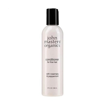 фото кондиціонер для волосся john masters organics rosemary & peppermint conditioner розмарин та перцева м'ята, 236 мл