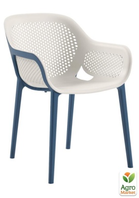 Детальне фото крісло tilia atra холодний сірий - синій (10863)