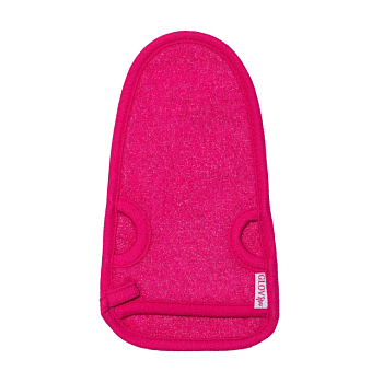 фото бамбукова рукавичка для миття тіла glove bamboo body wash & peeling mitt pink