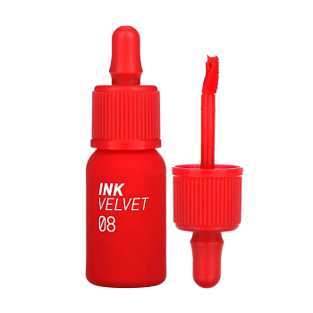 фото матовий тінт для губ peripera ink the velvet lip tint 8 sellout red, 4 г