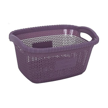 фото кошик для білизни без кришки violet house 1003 віолетта plum, 28 л