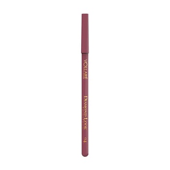 фото олівець для губ vollare cosmetics diamond look lipstick crayon 04 violet kiss, 1 г