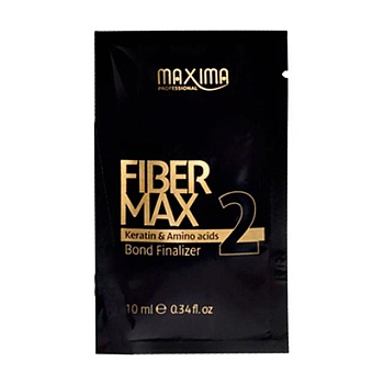 фото сироватка maxima professional fiber max 2 kreatine & amino acids bond finalizer для кератинового відновлення волосся, 12 мл