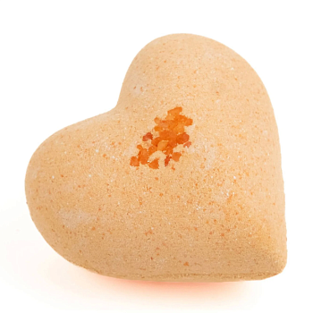 фото бомбочка-серце для ванни dushka orange romantic, 150 г