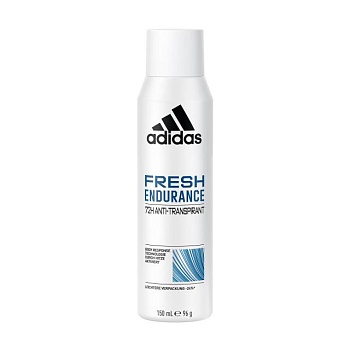 фото дезодорант-антиперспірант спрей adidas fresh endurance 72h anti-perspirant жіночий, 150 мл