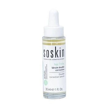 фото сироватка для обличчя soskin dual correction serum age detox, 30 мл