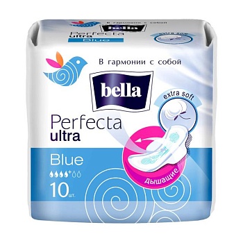 фото прокладки для критичних днів bella perfecta ultra blue, 10 шт.