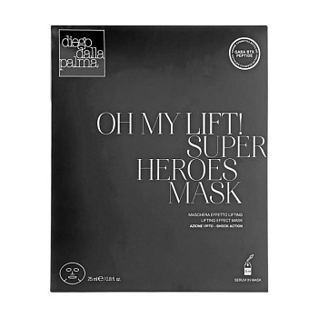фото антивікова ліфтингова маска для обличчя diego dalla palma oh my lift! lifting effect mask, 1 шт