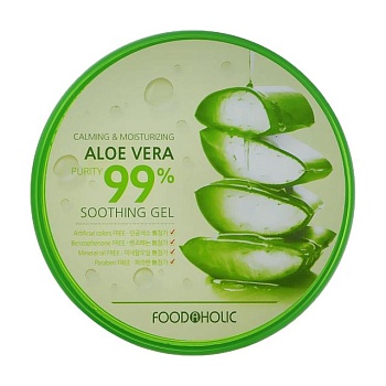 фото універсальний гель алое вера food a holic aloe vera soothing gel, 300 мл