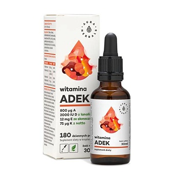 фото дієтична добавка вітаміни в краплях aura herbals vitamin adek вітамін а + d3 + е + к2, 30 мл