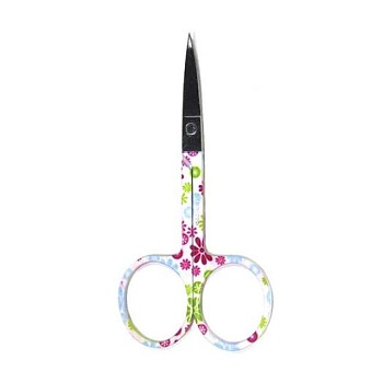 фото ножиці для кутикули dini manicure tools з квітковим принтом