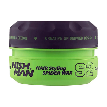фото чоловічий віск для укладання волосся nishman hair styling wax s2 spider, 150 мл