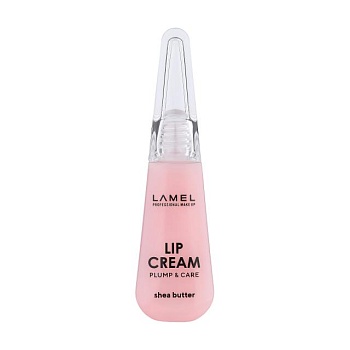 фото крем для губ lamel make up lip cream plump & care тон 401, 6 мл