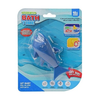 фото дитяча іграшка для купання країна іграшок bath time акула заводна, від 1.5 року (ys1378-a2)